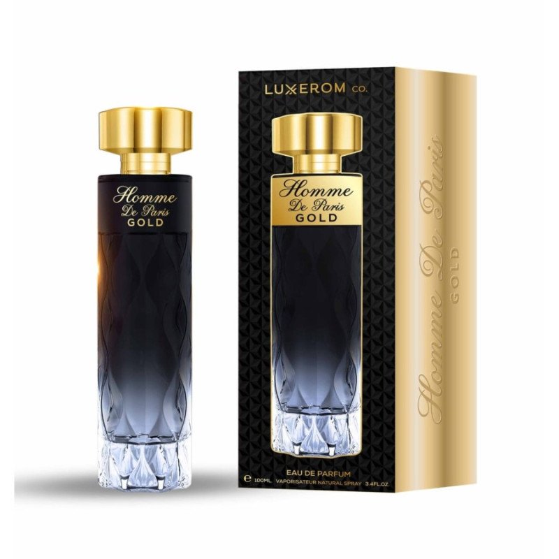 EAU DE PARFUM HOMME DE PARIS GOLD POUR HOMME 100ML. LUXEROM