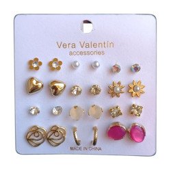 ASSORTED EARRING SET (€0.50 SET)PACK 12