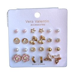 ASSORTED EARRING SET (€0.50 SET)PACK 12