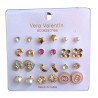 ASSORTED EARRING SET (€0.50 SET)PACK 12