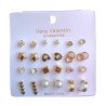 ENSEMBLE DE BOUCLES D'OREILLES ASSORTIES (ENSEMBLE 0,50 €) PACK 12