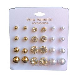 ASSORTED EARRING SET (€0.50 SET) PACK 12