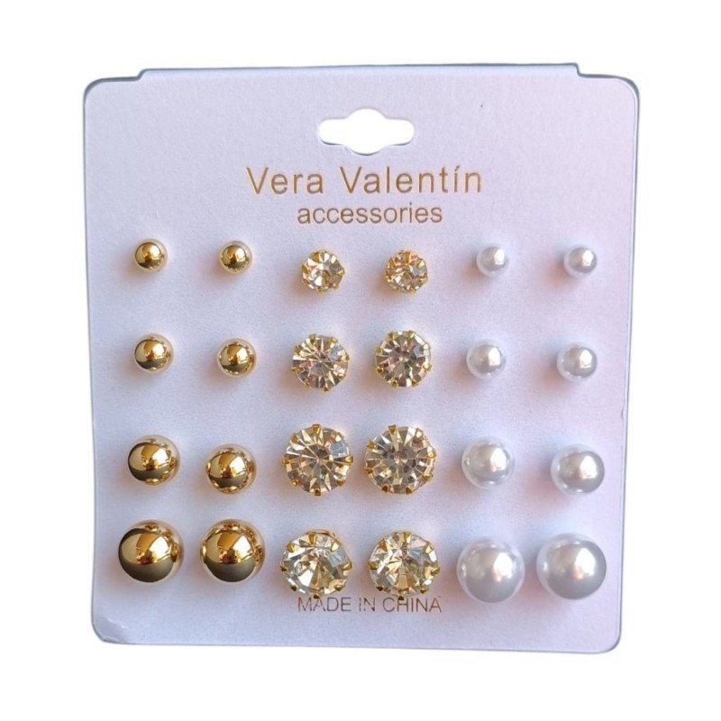 ASSORTED EARRING SET (€0.50 SET) PACK 12