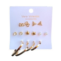 ASSORTED EARRING SET (€0.50 SET) PACK 12