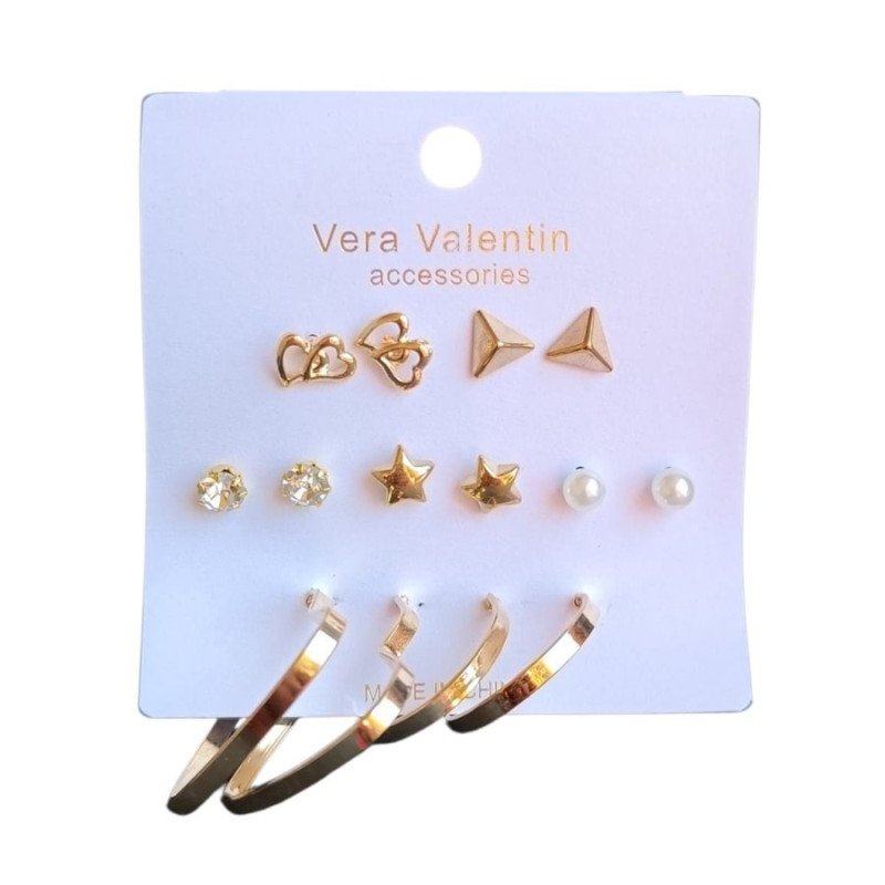 ASSORTED EARRING SET (€0.50 SET) PACK 12