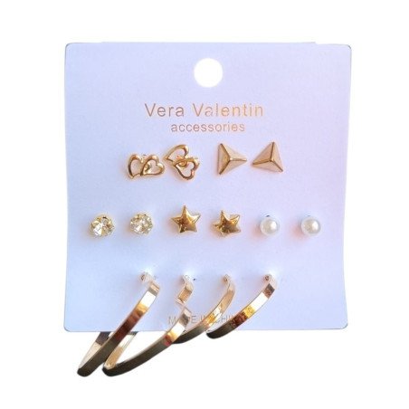 ASSORTED EARRING SET (€0.50 SET) PACK 12