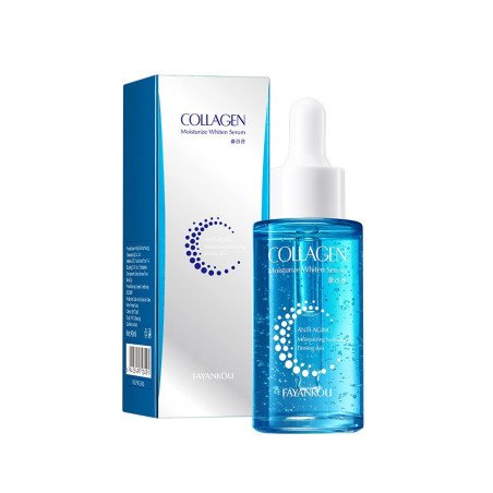 SORO ANTI-ENVELHECIMENTO BRANQUEADOR COM COLÁGENO 40ML. FAYANKOU