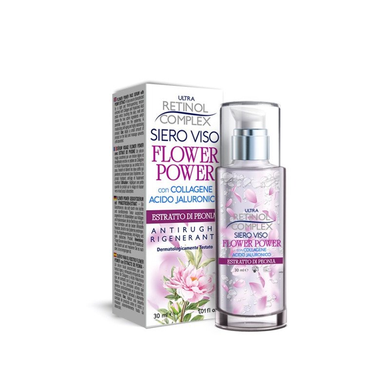 SÉRUM FACIAL FLOWER POWER 30ML. COMPLEXO DE RETINOL