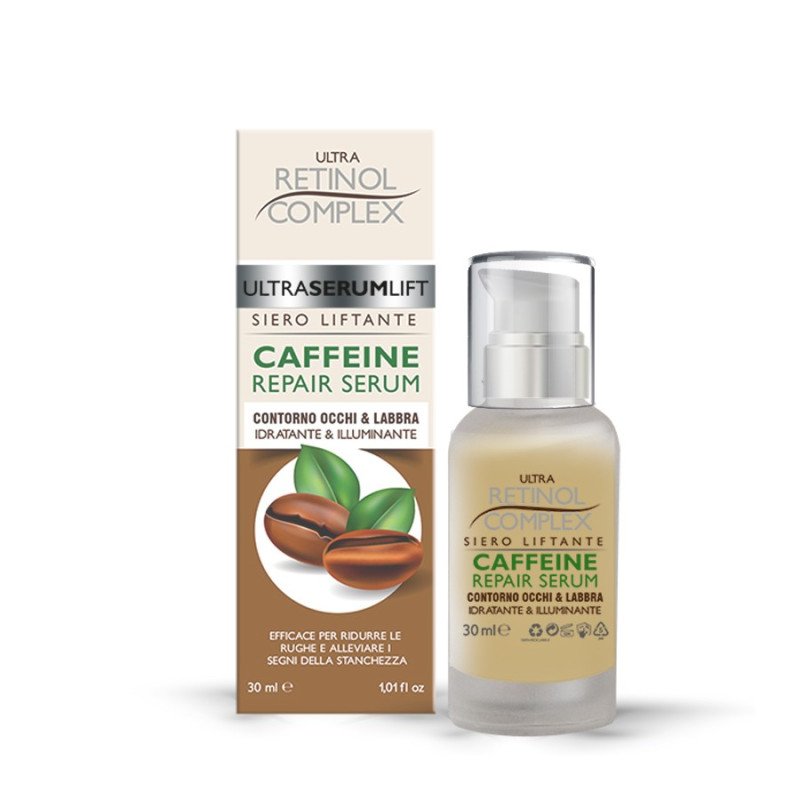 268 SÉRUM CONTORNO DE OLHOS E LÁBIOS COM CAFEÍNA 30ml.(3,75€ UNIDADE) PACK 12 COMPLEXO RETINOL
