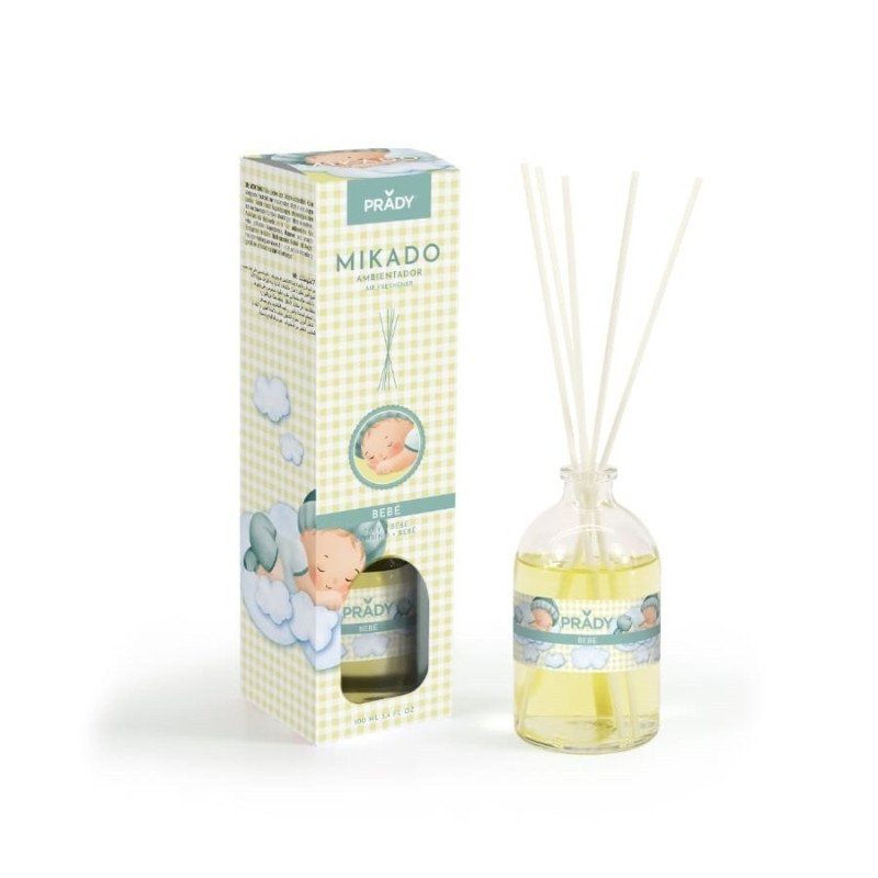 MIKADO BABY AIR FRESHENER 100ML.(€1,60 UNIDADE) PRADY 12 PACK