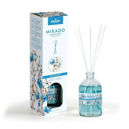 MIKADO COTTON AIR FRESHENER 100ML.(€1.60 UNIT) PRADY 12 PACK
