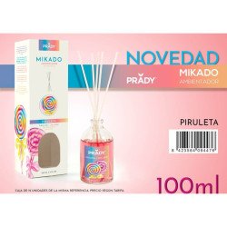 DÉSODORISANT MIKADO PIRULETA 100ML.(1,60€ UNITÉ)PACK 12 PRADY
