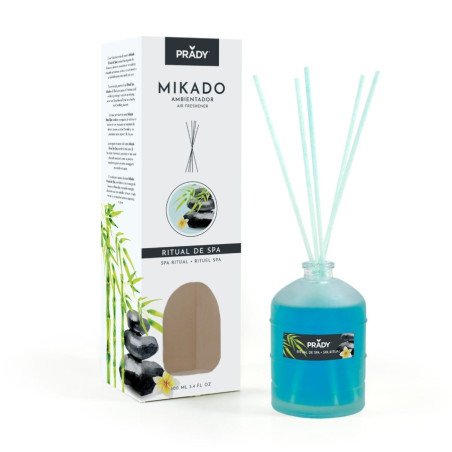 Ambientador MIKADO SPA RITUAL 100ML.(€1,60 UNIDADE) PRADY 12 PACK