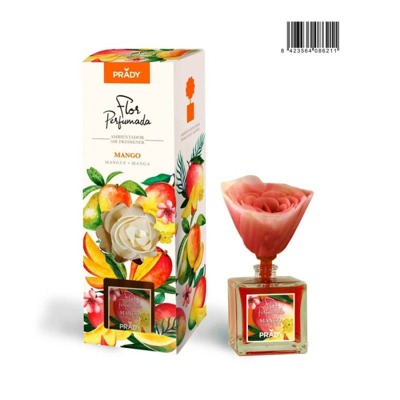 MIKADO MANGO AIR FRESHENER 90ML.(€2.99 UNIT)PACK 6 PRADY