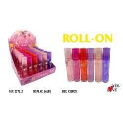 Lip Gloss Roll-On Frutas Yes Love | Cosmex