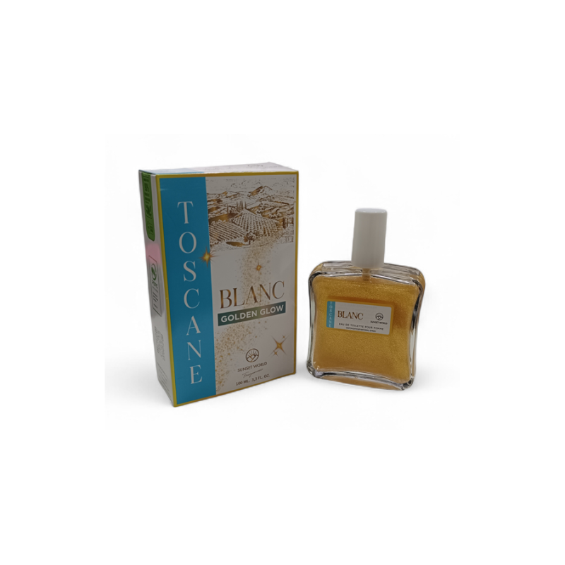 EAU DE TOILLETTE TOSCANA BLANC GOLDEN GLOW UNISEX 100ML. NATURMAIS