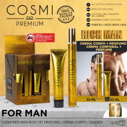CONJUNTO HOMEM RICO 35+35ML. COSMI