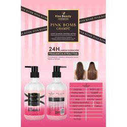 Pink Bomb Shampoo Kiss Beauty 500 ml ✨