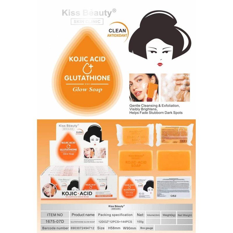 Savon Kojic Acid Glutathione 100g ✨