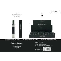 EAU DE TOILETTE SMOKER PASSION POUR HOMME 33ML.(1.39€ UNIDAD) PACK 20 REYES QUEENS
