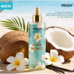 BODY SPLASH PURE MONOÏ 250ML. (1.70€ UNIDAD)PACK 12 PRADY