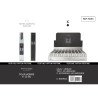EAU DE TOILETTE INVINCIBLE PLATINE POUR HOMME 33ML.(€1,39 UNIDADE) PACK 20 KINGS QUEENS