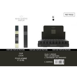 EAU DE TOILETTE OUR LOOK POUR HOMME 33ML.(€1.39 UNIT) PACK 20 KINGS QUEENS