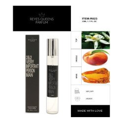 EAU DE TOILETTE 2&2 TRÈS IMPORTANT POUR HOMME 33ML. (1,39€ UNITÉ) PACK 20 ROIS REINES