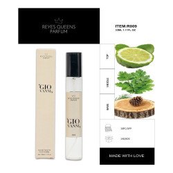 EAU DE TOILETTE GIOVANNI POUR HOMME 33ML.(€1,39 UNIDADE) PACK 20 KINGS QUEENS