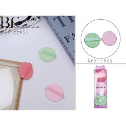 MAKEUP SPONGE SET ASSORTED COLORS (€0.60 SET) PACK 12 BEAUTIFUL FACE