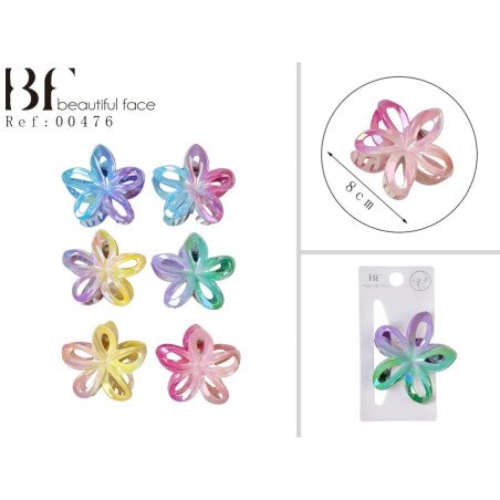 HAIR CLIP (€0.65 UNIT) PACK 12 BEAUTY FACE