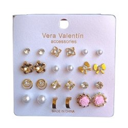 CONJUNTO DE BRINCOS (CONJUNTO 0,50€) PACK 12