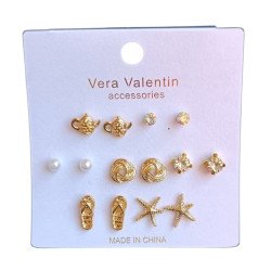 CONJUNTO DE BRINCOS (CONJUNTO 0,50€) PACK 12
