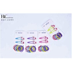 SET ACCESORIOS CABELLO(0.65€ SET)PACK 12 SETS COCO