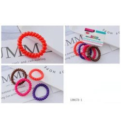 CONJUNTO BORRACHA DE CABELO (0.41€ CONJUNTO) PACK 12 CONJUNTOS NEW BOSS