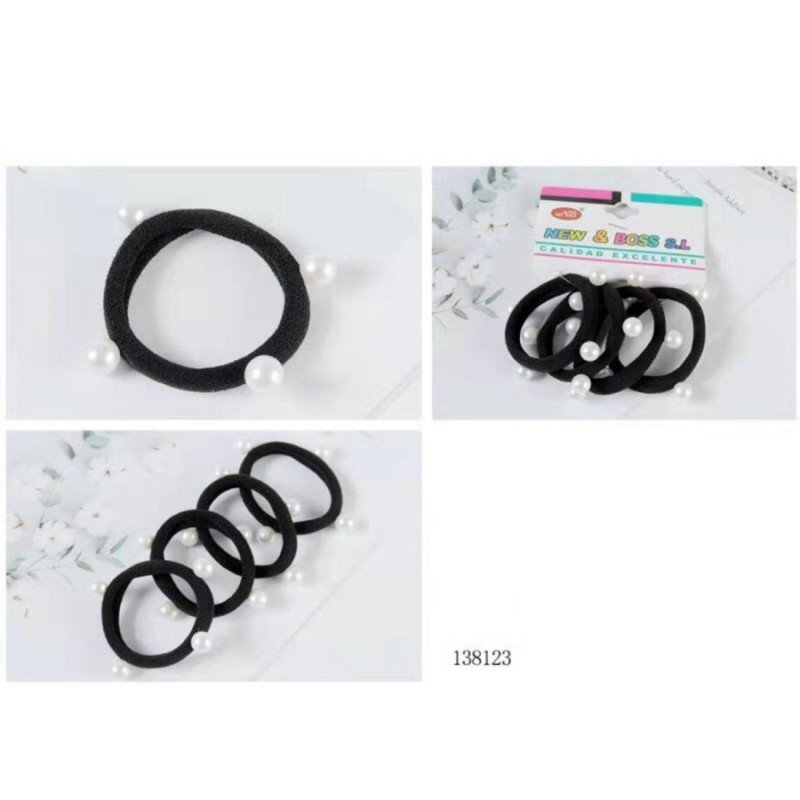 COLETERO ELASTICO PARA CABELLO (0.35€ SET) PACK 12 NEW BOSS