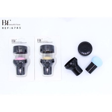MAKEUP SPONGE ASSORTED COLORS (€1.05 UNIT) PACK 12 COCO
