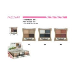 SOMBRA DE OJOS 4 COLORES (0.99€ UNIDAD) PACK 24 EASY PARIS