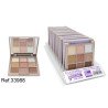 EYESHADOW 9 COLORS (€0.95 UNIT) PACK 12 LETICIA WELL