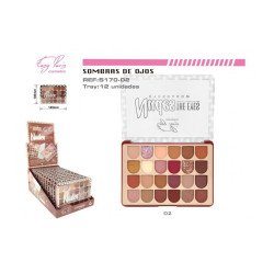FARD À PAUPIÈRES NUDE (2,39 € UNITÉ) PACK 12 EASY PARIS