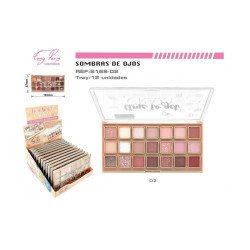 TIME TO GET CRAZY EYESHADOW (€2.19 UNIT) PACK 12 EASY PARIS