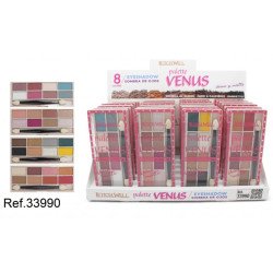 PALETAS SOMBRA DE OJOS VENUS (0.75€ UNIDAD) PACK 24 LETICIA WELL