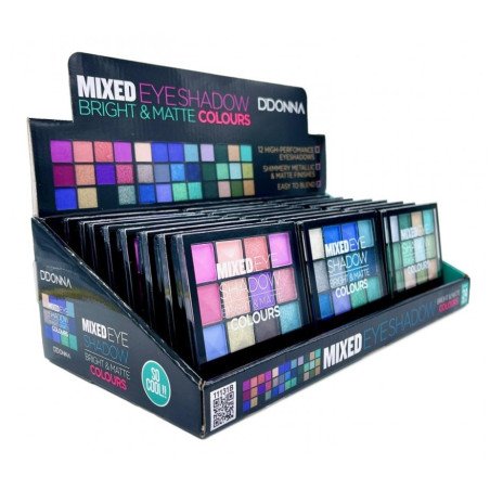MIXTED EYESHADOW (€0.99 UNIT) PACK 24 D'DONNA