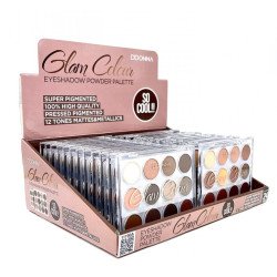 SOMBRAS DE OJOS GLAM COLOUR(1.32€ UNIDAD) PACK 24 D'DONNA