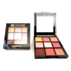 EYESHADOW 9 COLORS DIAMONDS 24K (€0.95 UNIT) PACK 12 D'DONNA