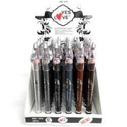LAPIZ SOMBRA DE OJOS + LABIOS 6 COLORES (0.52€‚¬ UNIDAD) PACK 36 YES LOVE